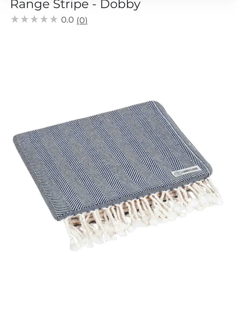 Sand Cloud Range Stripe Dobby Beach Towel - NWT